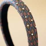 Slender Headband Black Pink Orange