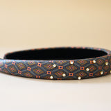 Slender Headband Black Pink Orange