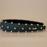 OG Headband Khaki Silver Studs