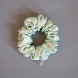 Lime Green Silky Satin Mini Pony
