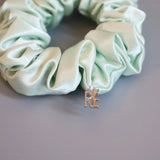 Lime Green Silky Satin Mini Pony