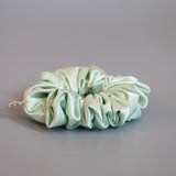 Lime Green Silky Satin Mini Pony