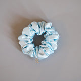 Sky Blue Silky Satin Mini Pony