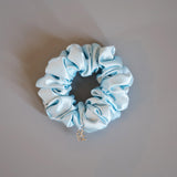 Sky Blue Silky Satin Mini Pony