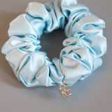 Sky Blue Silky Satin Mini Pony
