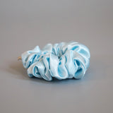 Sky Blue Silky Satin Mini Pony
