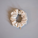 White Grey Silky Satin Mini Pony