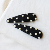 Hair Pin Black Pearl