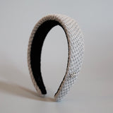 Thin Headband Grey Cotton