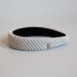 Thin Headband Grey Cotton