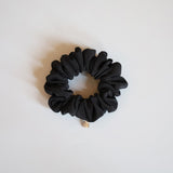 Silk Black Mini Scrunchie