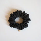 Silk Black Mini Scrunchie