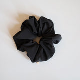 Silk Black Scrunchie