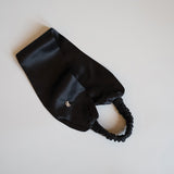 Black Silk Turban Headband