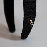 Black Luxe Mesh OG Headband