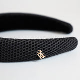 Black Luxe Mesh OG Headband