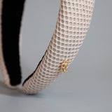 Off Beige Luxe Mesh OG Headband