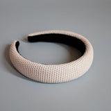 Off Beige Luxe Mesh OG Headband