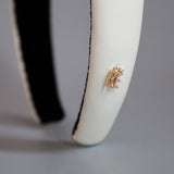 Eco White Leather OG Headband