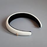 Eco White Leather OG Headband