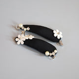 White Flower Studs Hair Pin