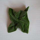 Green Lame Shuriken Scrunchie