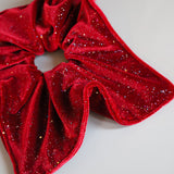 Red Kira Shuriken Scrunchie