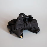 Black Ribbon Silky Hair Clip