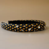 Slender Headband Navy Yellow