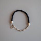Silver Chain Hair Pony