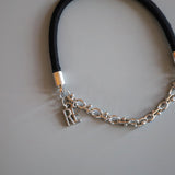 Silver Chain Hair Pony
