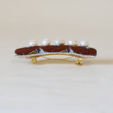 Barrette Brown White