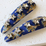 Hair Pin Blue Star