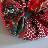 Patchwork Mix Red Scrunchie