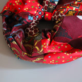 Patchwork Mix Red Scrunchie