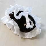 Baby Frills Scrunchie Velor Dark Brown