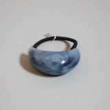 Marble Blue Stone Hair Pony