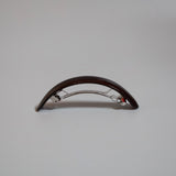 Brown Stone Hair Barrette