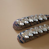 Hair Pin Navy Silver