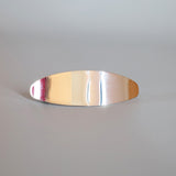 Big Metal Silver Barrette