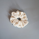 Off Beige Pile Scrunchie