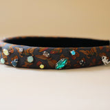 Slender Headband Black Rainbow