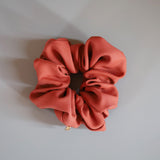 Terracotta Rose Scrunchie