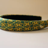 OG Headband Green Gold No Studs