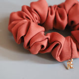 Terracotta Rose Mini Scrunchie