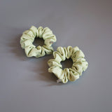 Milky Mint Mini Scrunchie