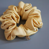 Vanilla Cream Mini Scrunchie