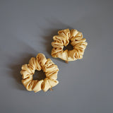 Vanilla Cream Mini Scrunchie