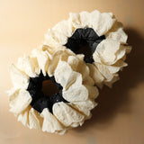 Grey Dot Frills Scrunchie