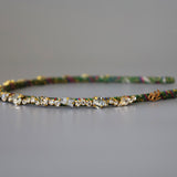 Narrow Headband Green Gold